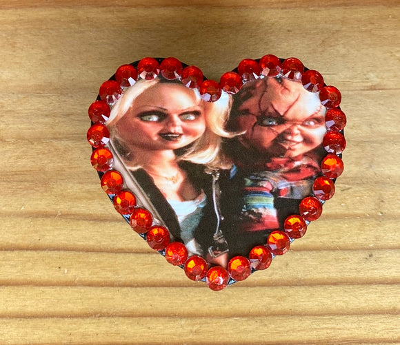 Tiffany and Chucky Heart Phone Grip – Bling By Sierra